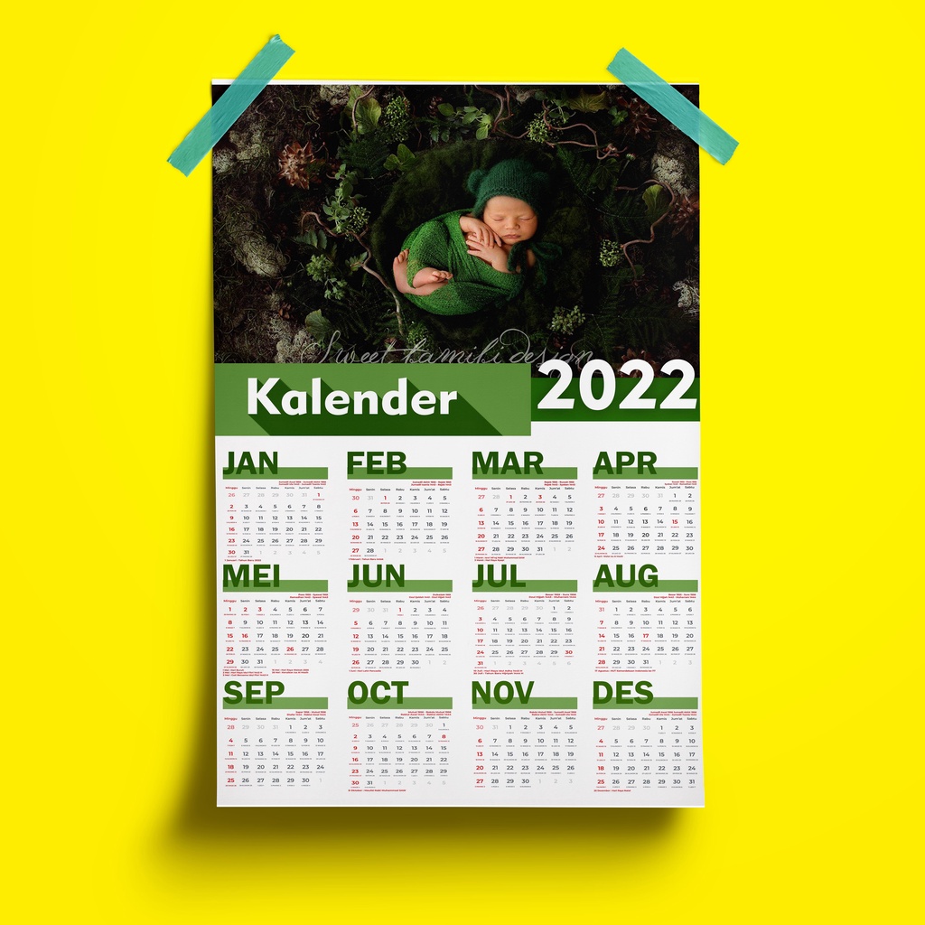 Kalender Dinding Foto
