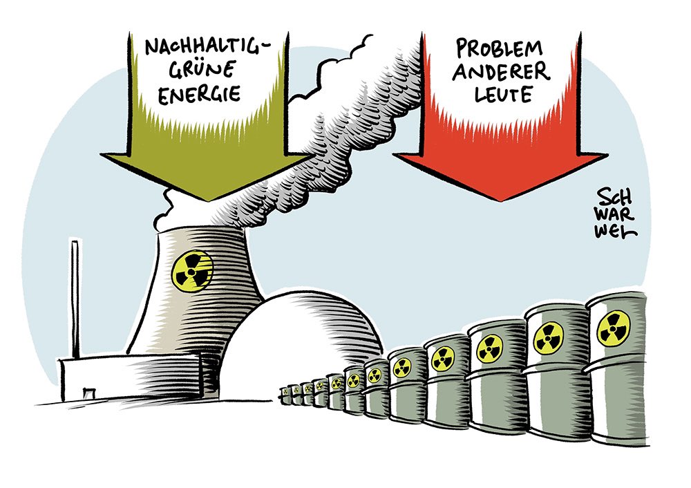 Karikatur Erneuerbare Energien