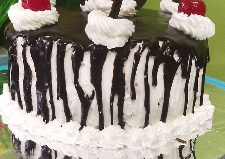 Kue Ulang Tahun Coklat Putih