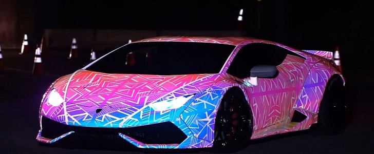 Lamborghini Rainbow Chrome