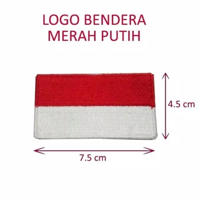 Logo Bendera Indonesia Di Lengan Baju