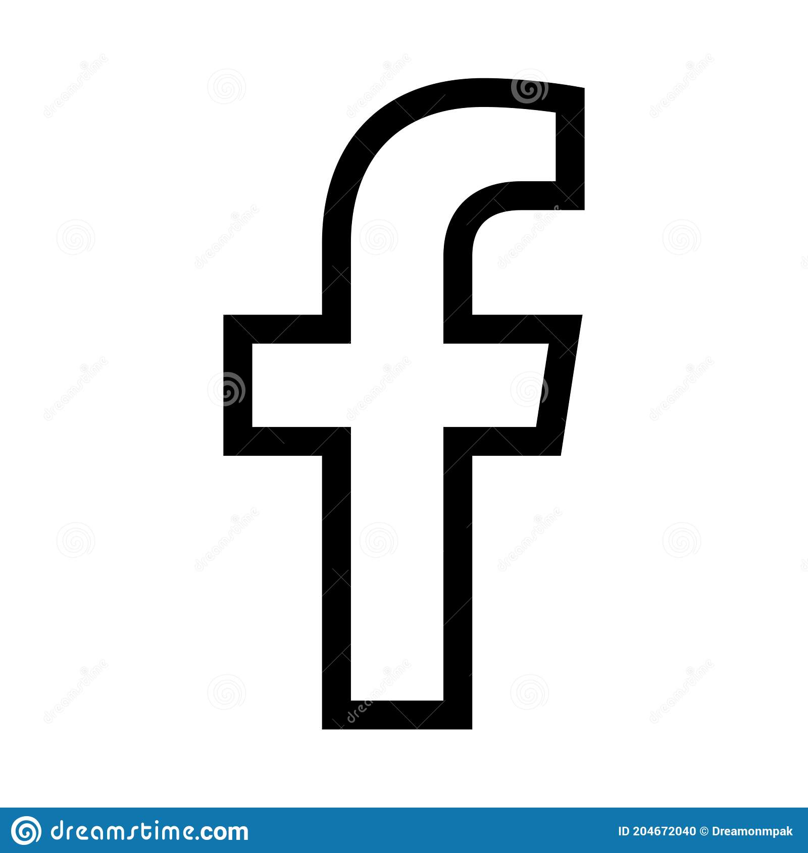 Logo Fb Hitam