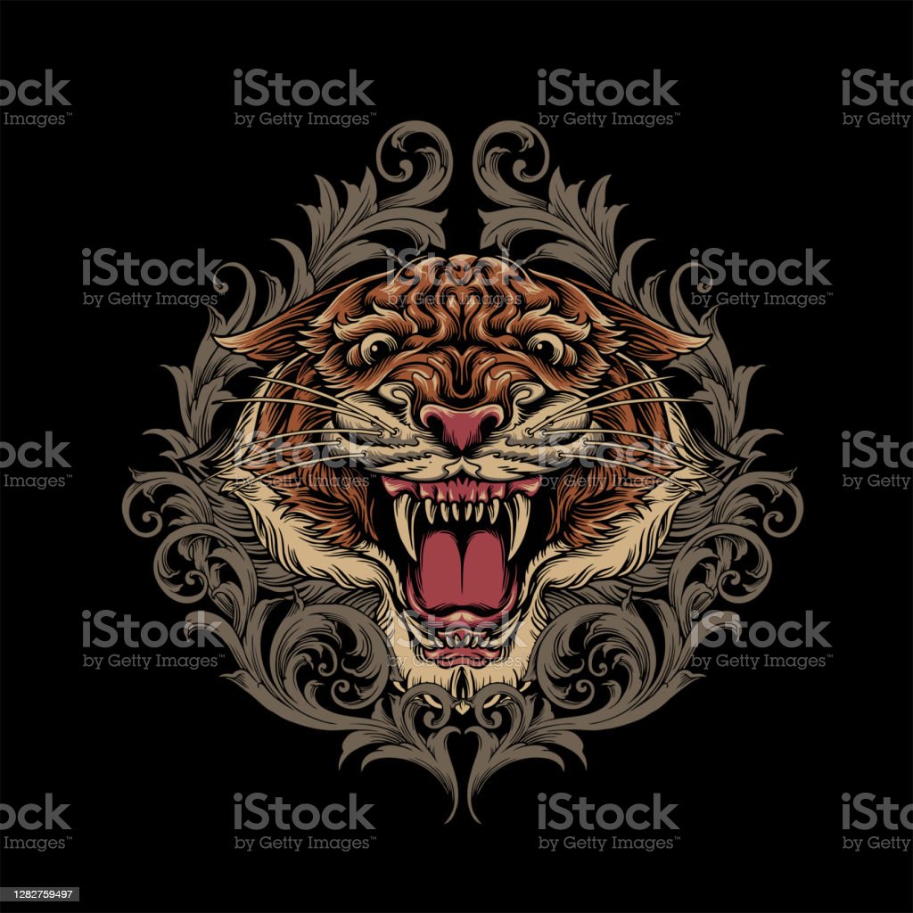 Logo Kepala Harimau Keren