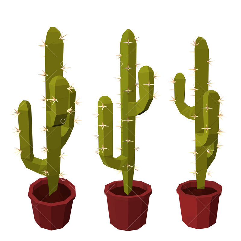 Low Poly Cactus