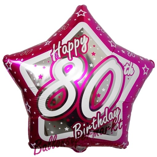 Luftballons 80 Geburtstag