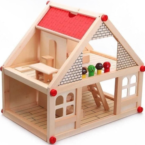 Mainan Rumah Rumahan Kayu