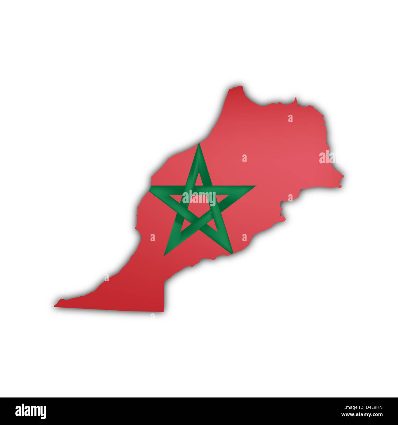 Marokko Weltkarte