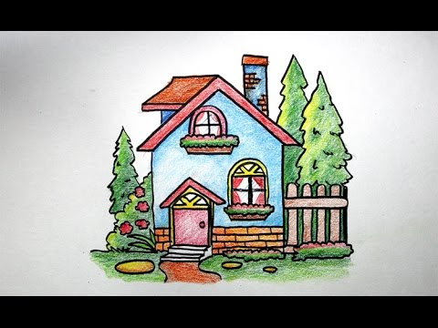 Menggambar Lingkungan Rumah