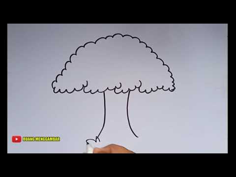 Menggambar Pohon Nangka