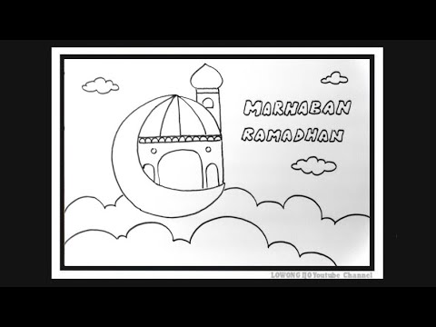 Menggambar Tema Ramadhan