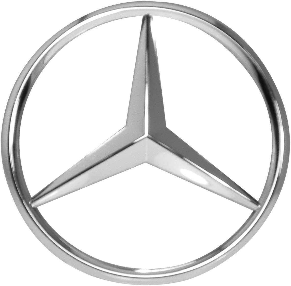 Mercedes Benz Logo White