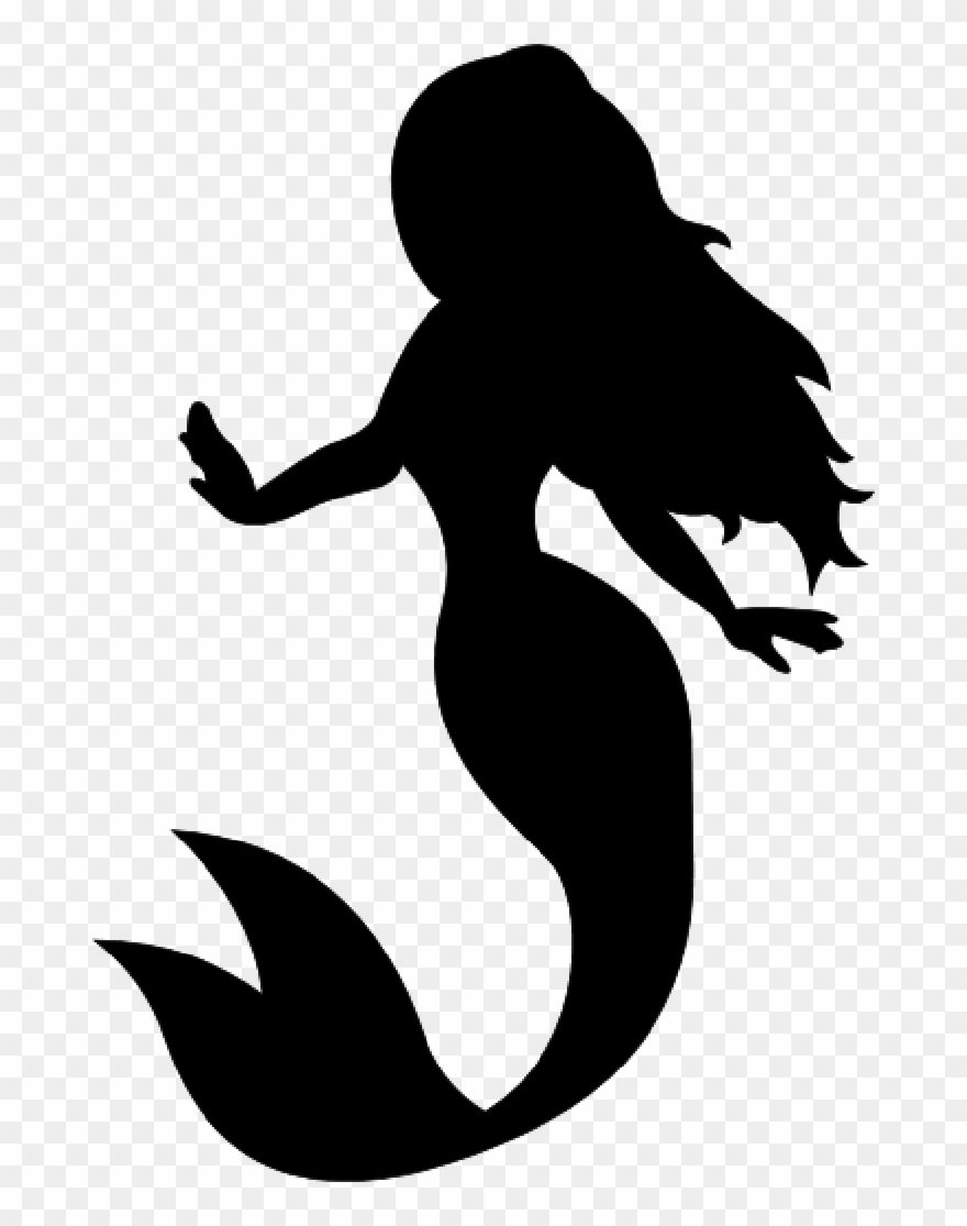 Mermaid Clipart Silhouette