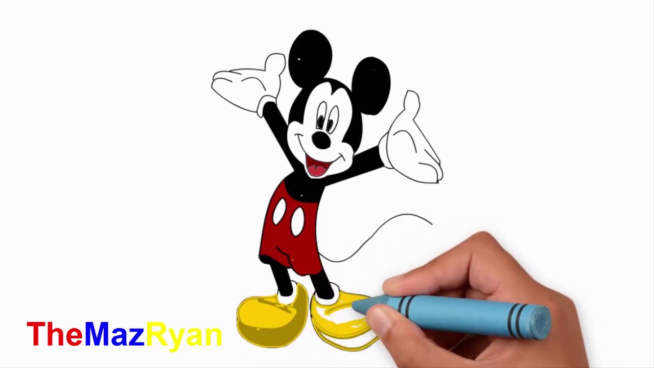 Mickey Mouse Mewarnai