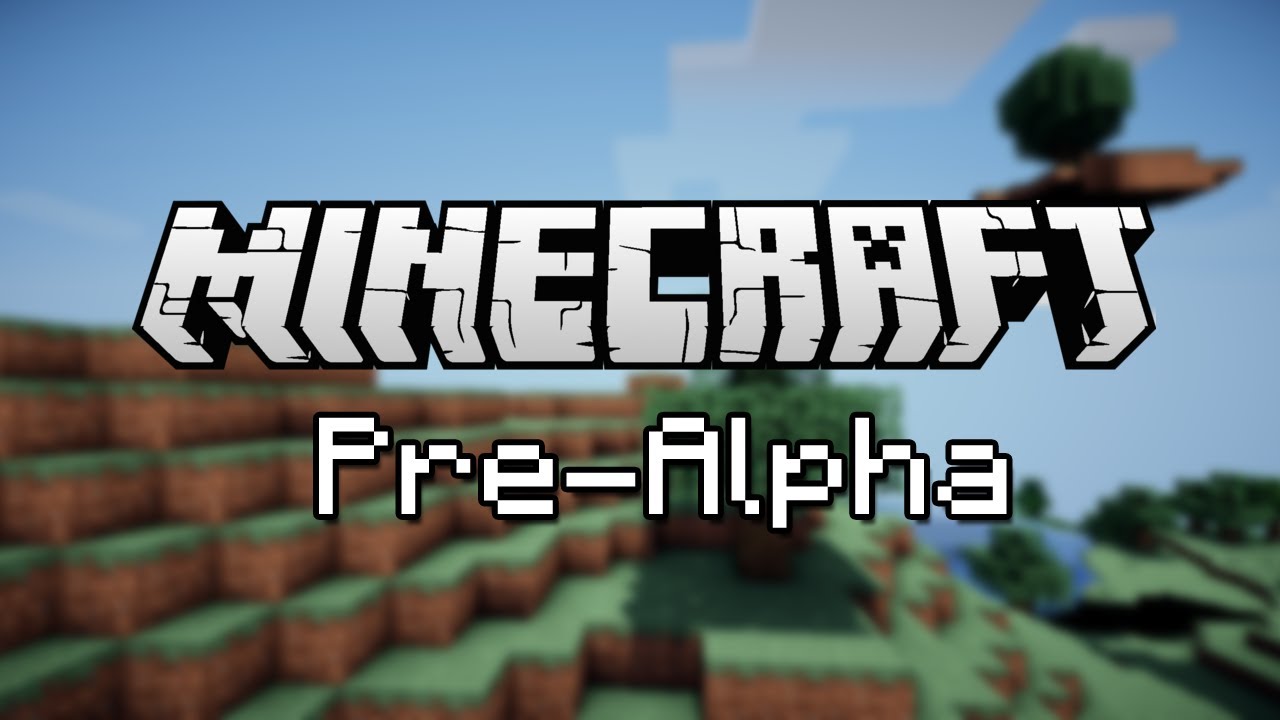 Minecraft Alpha Logo