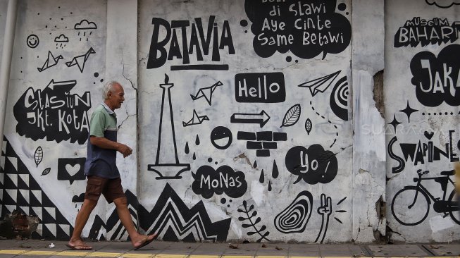 Mural Graffiti Daur Ulang Sampah