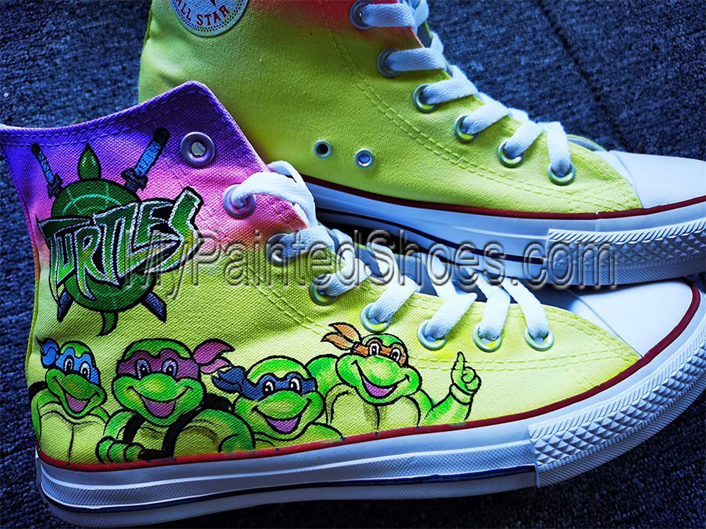 Ninja Turtle Converse Shoes