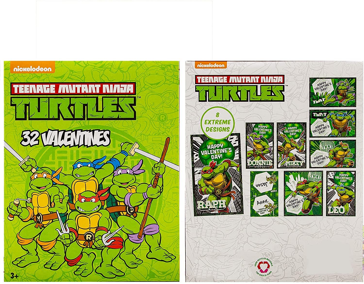 Ninja Turtle Valentines Day Card