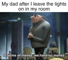 No Money Meme