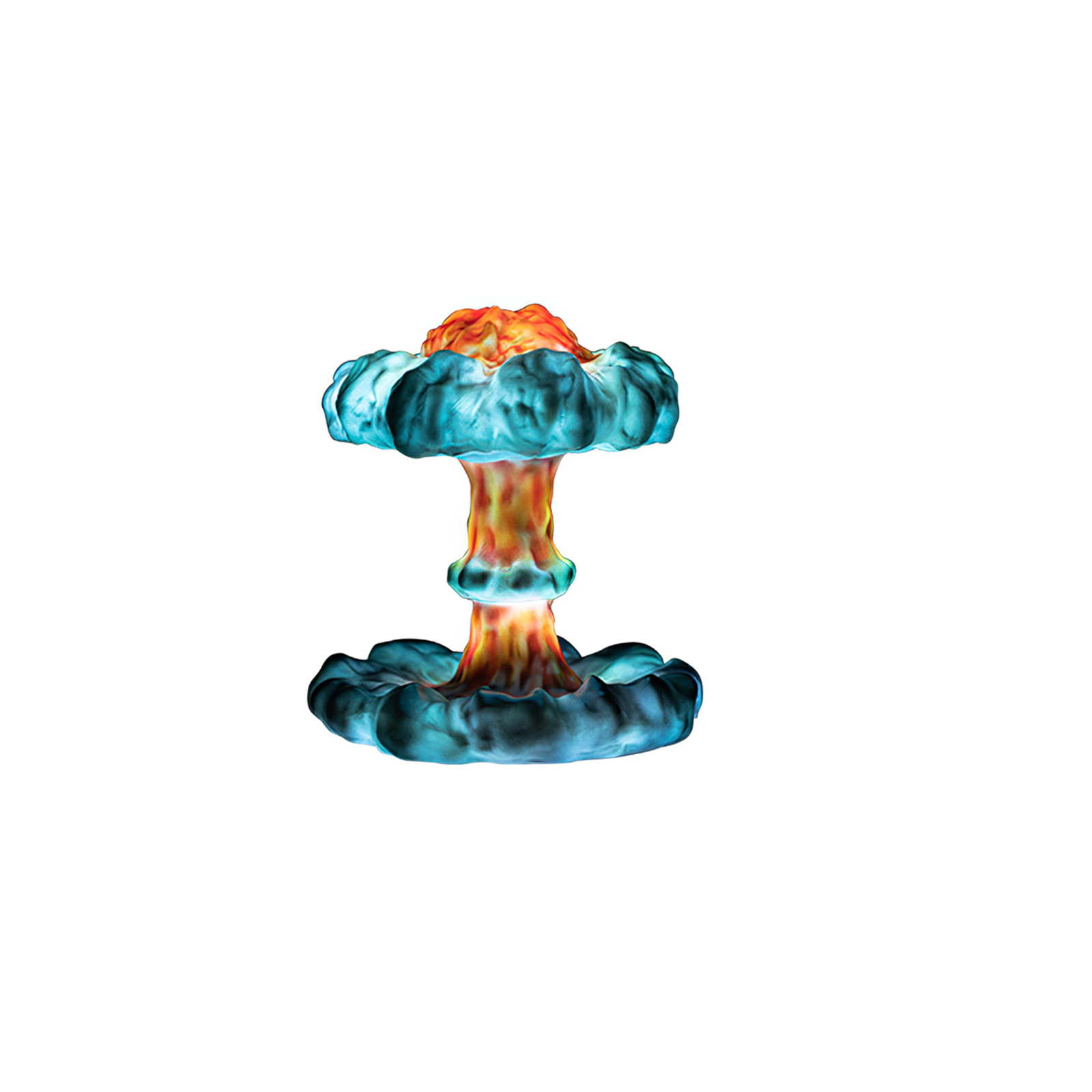 Nuclear Explosion Mushroom Cloud Model Lamp