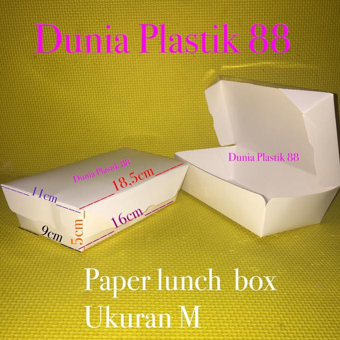 Paper Lunch Box Template