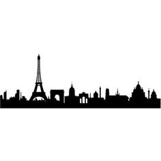 Paris Skyline Silhouette