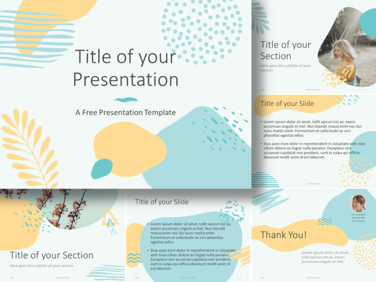 Pastel Template Ppt
