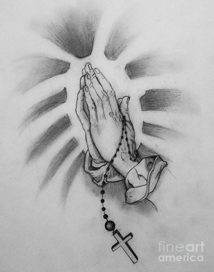 Pencil Drawings Of Praying Hands