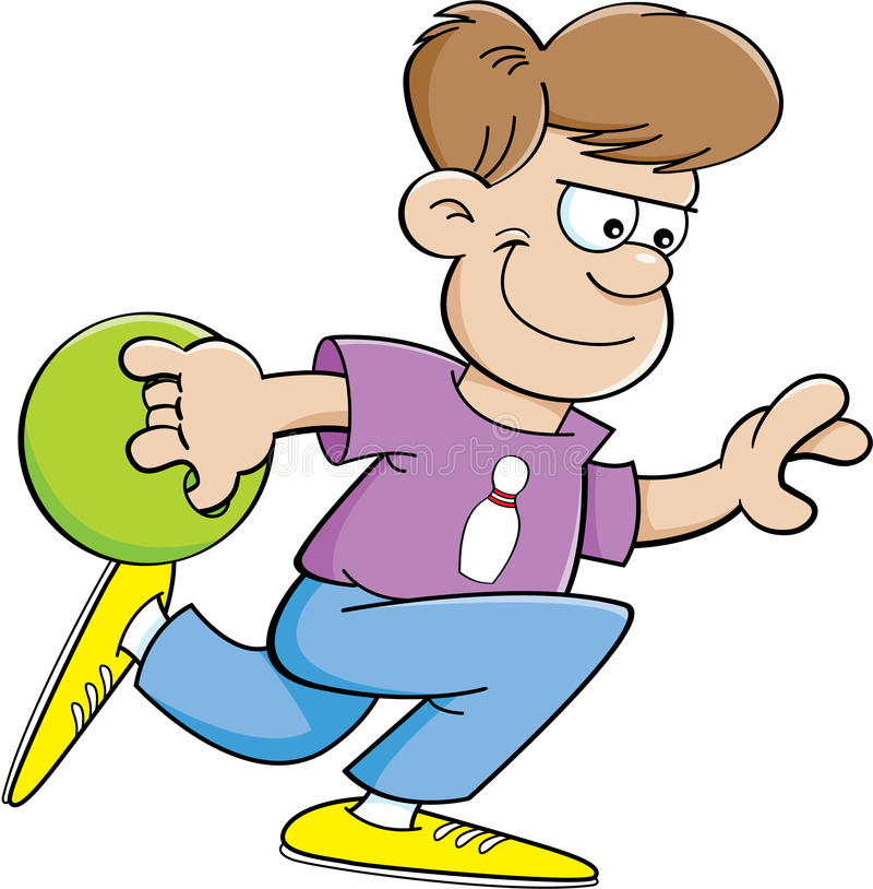 Person Bowling Clipart