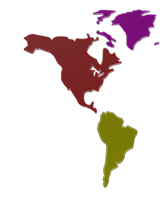 Peta Amerika Utara