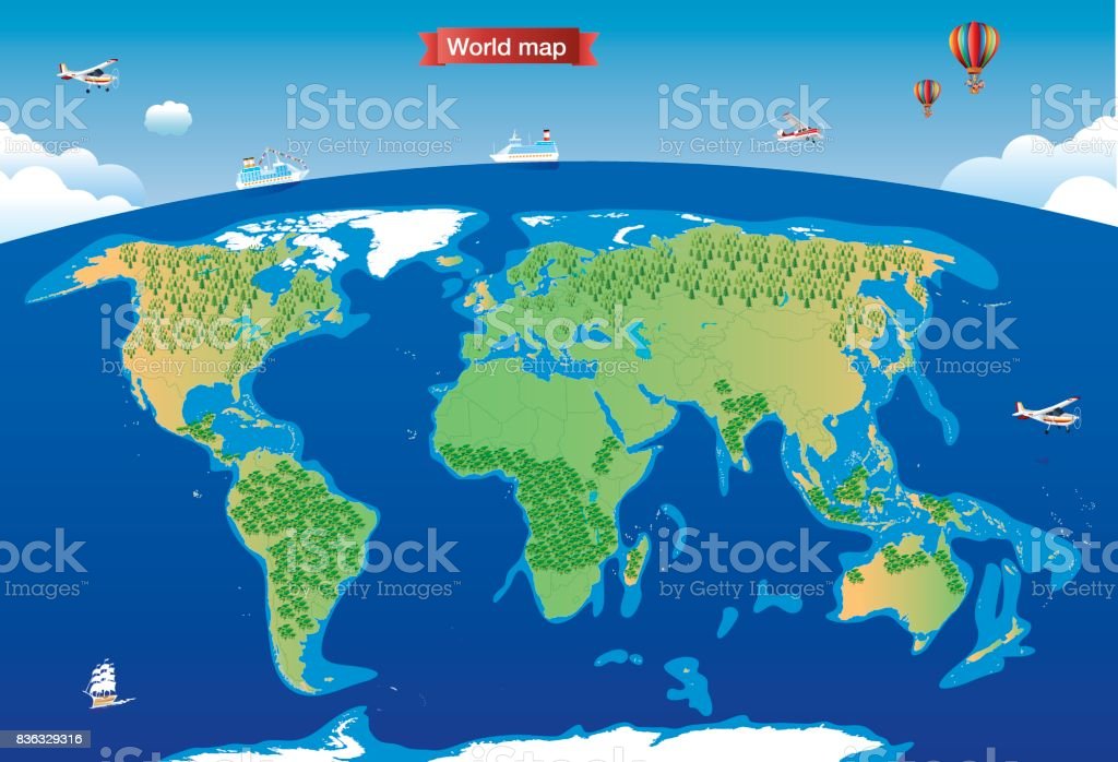 Peta Dunia Kartun