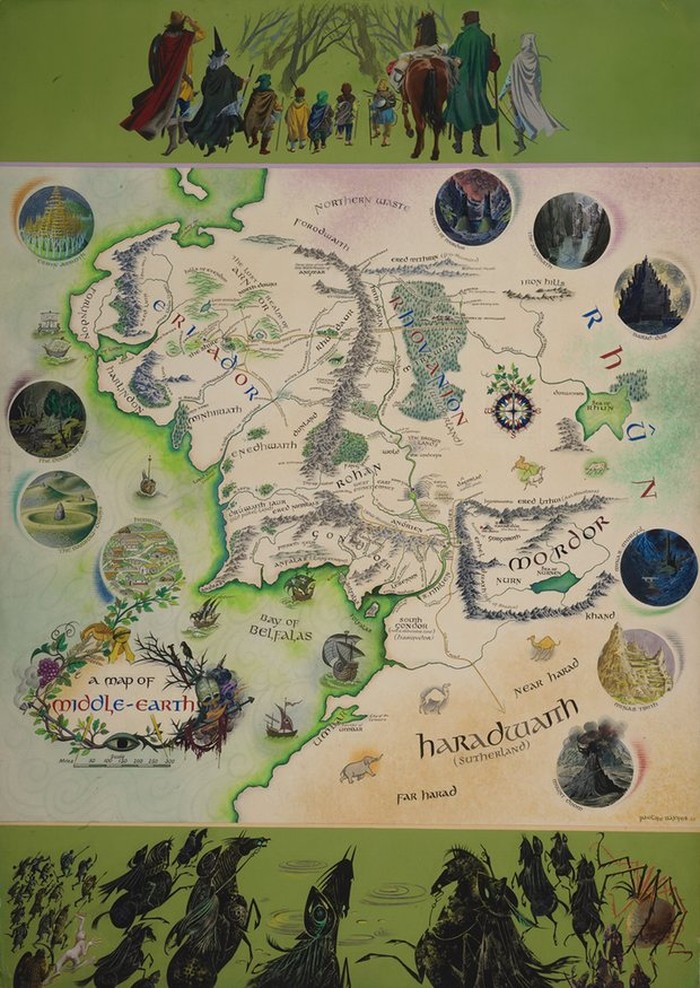 Peta Lord Of The Rings