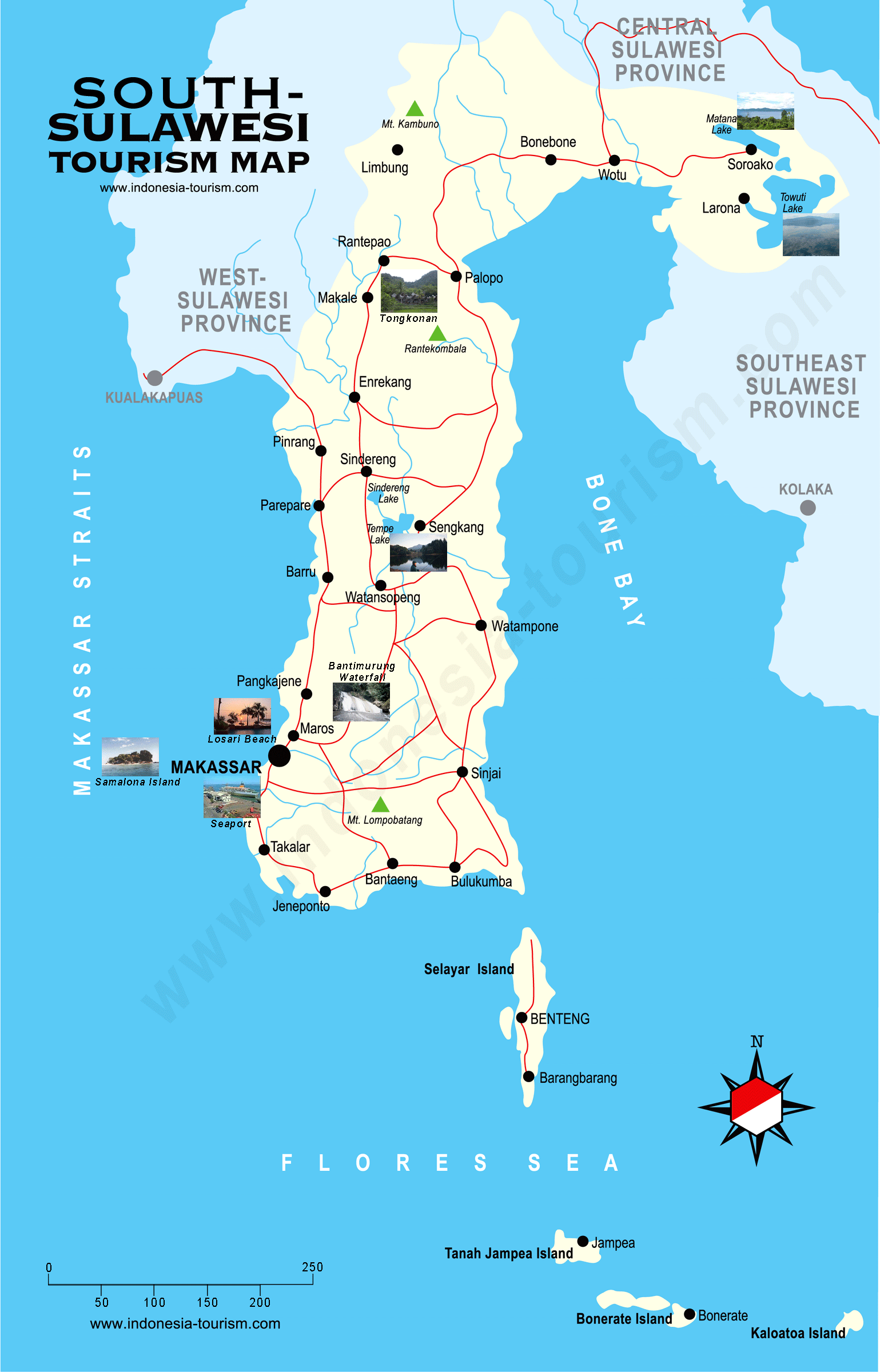 Peta Sulawesi Selatan Hd