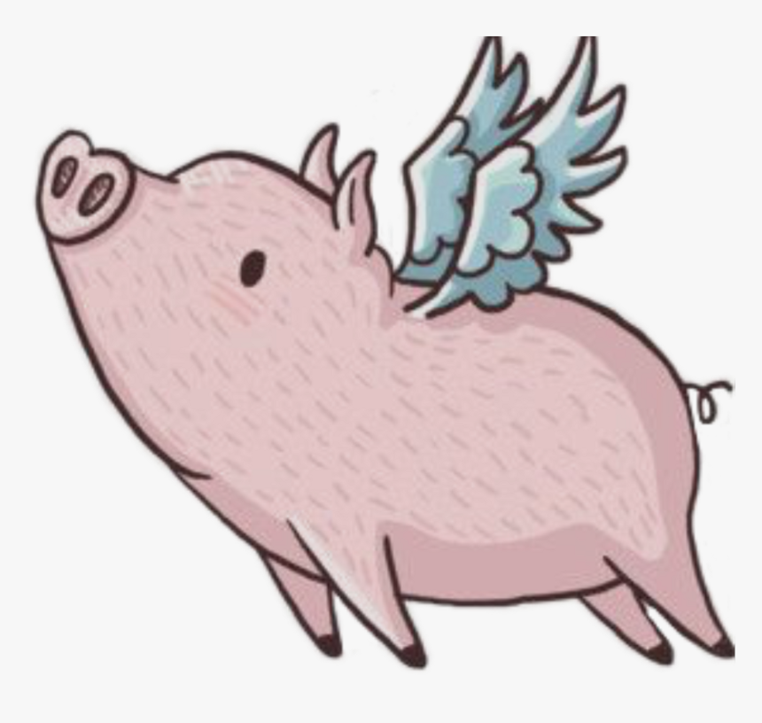 Pig With Wings Clipart
