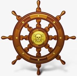 Pirate Ship Wheel Clipart