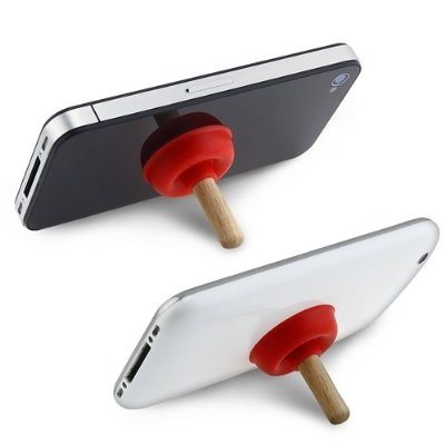 Plunger Iphone Stand