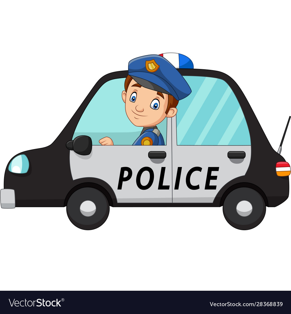 Police Car Cartoon