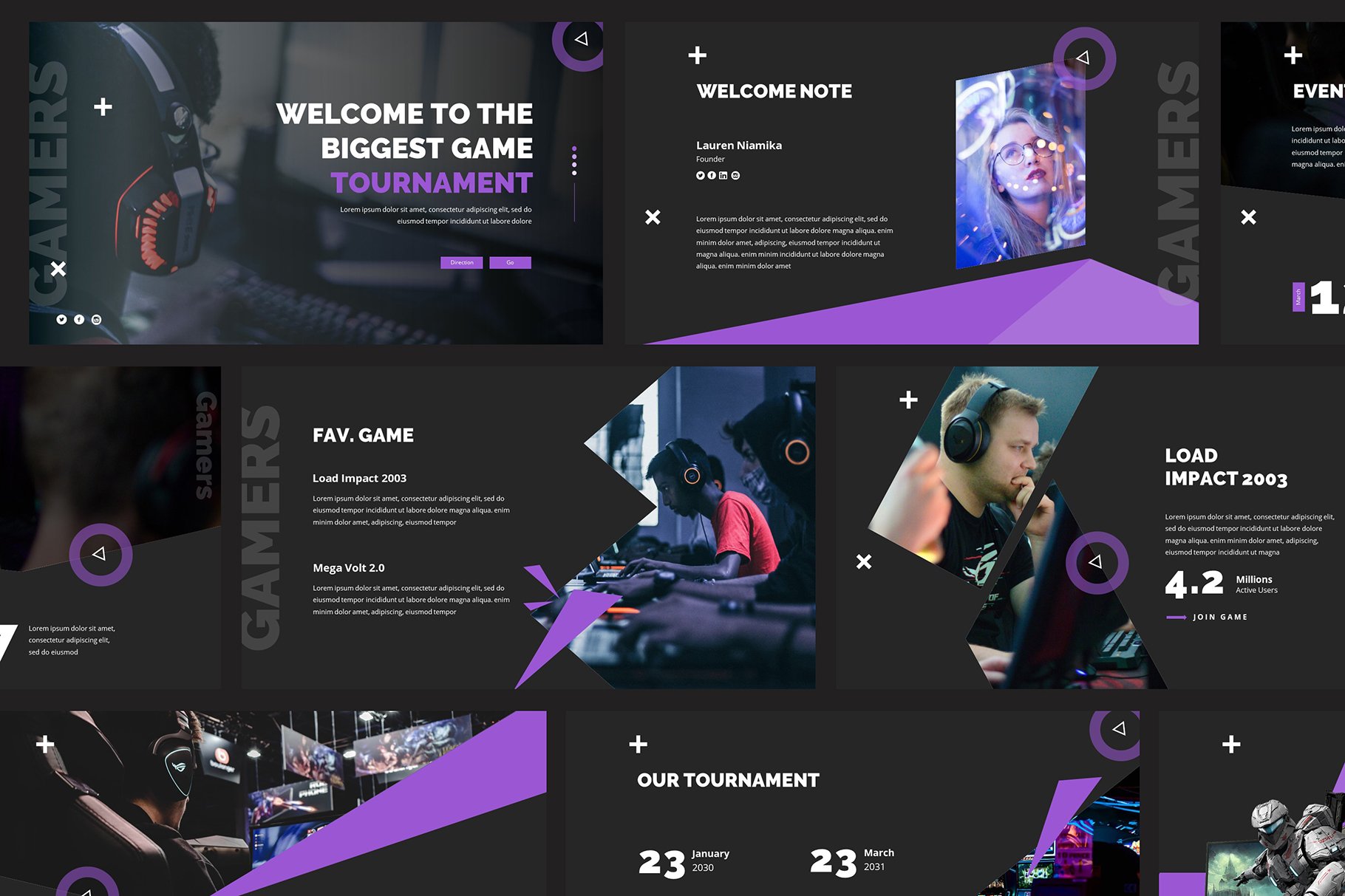 Powerpoint Template Game