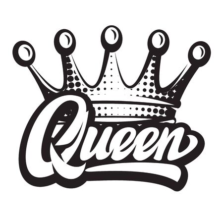 Queen Graffiti Coloring Pages