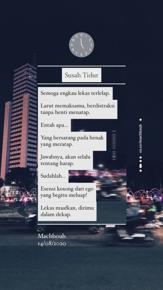 Quotes Susah Tidur