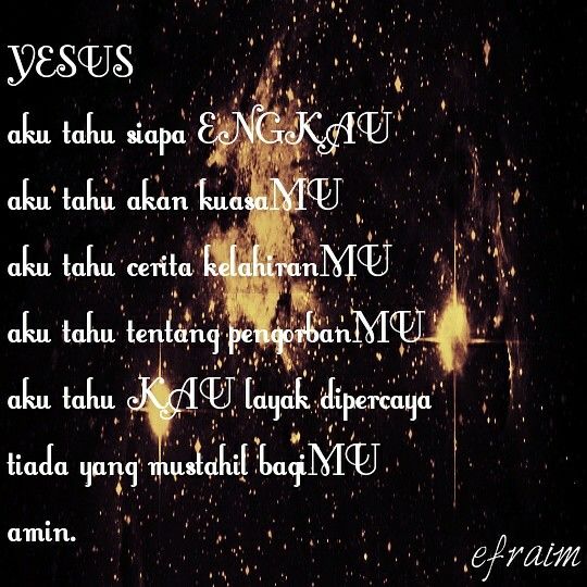 Quotes Tentang Yesus