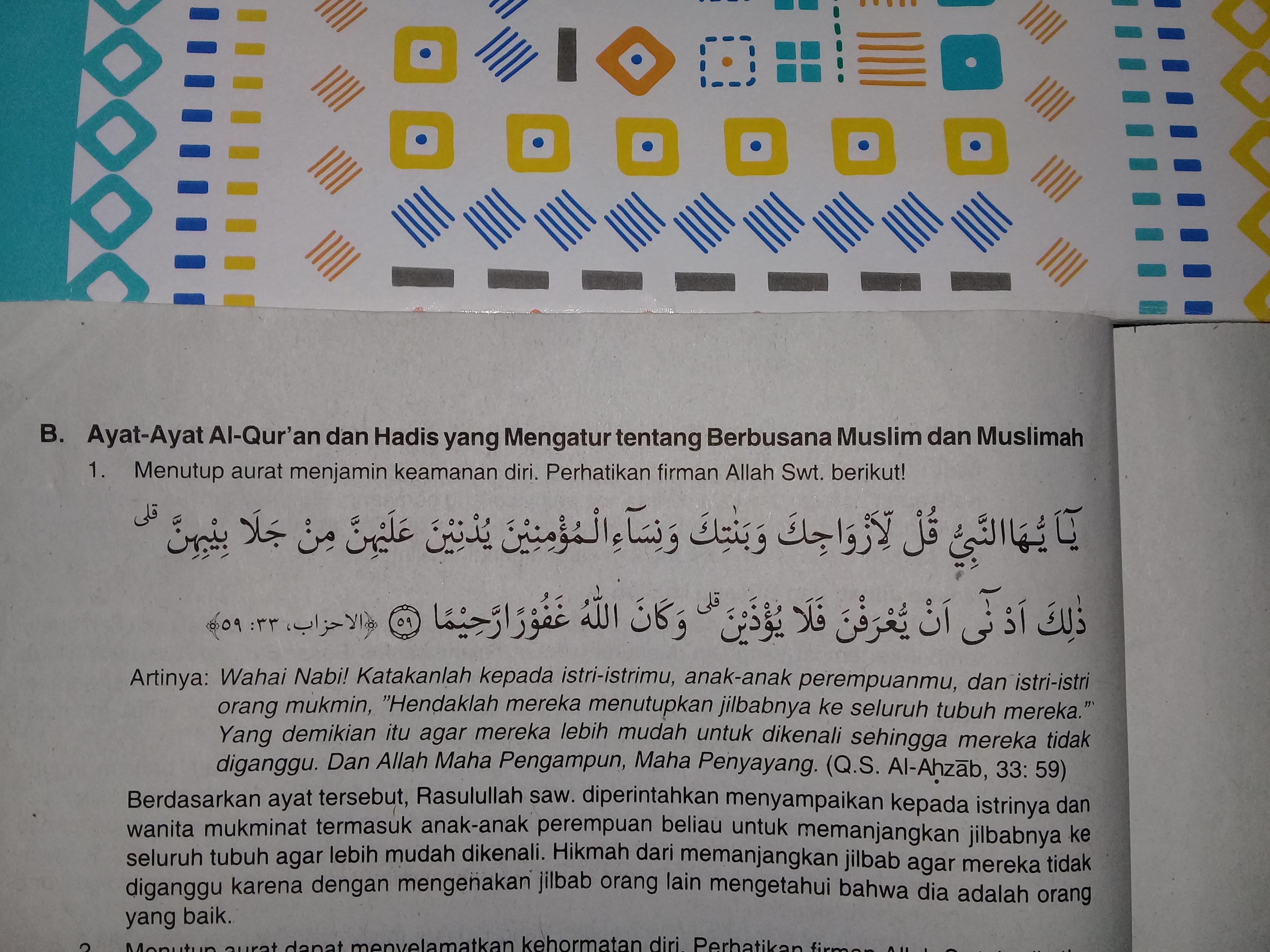 Quran Surat Al Ahzab Ayat 59