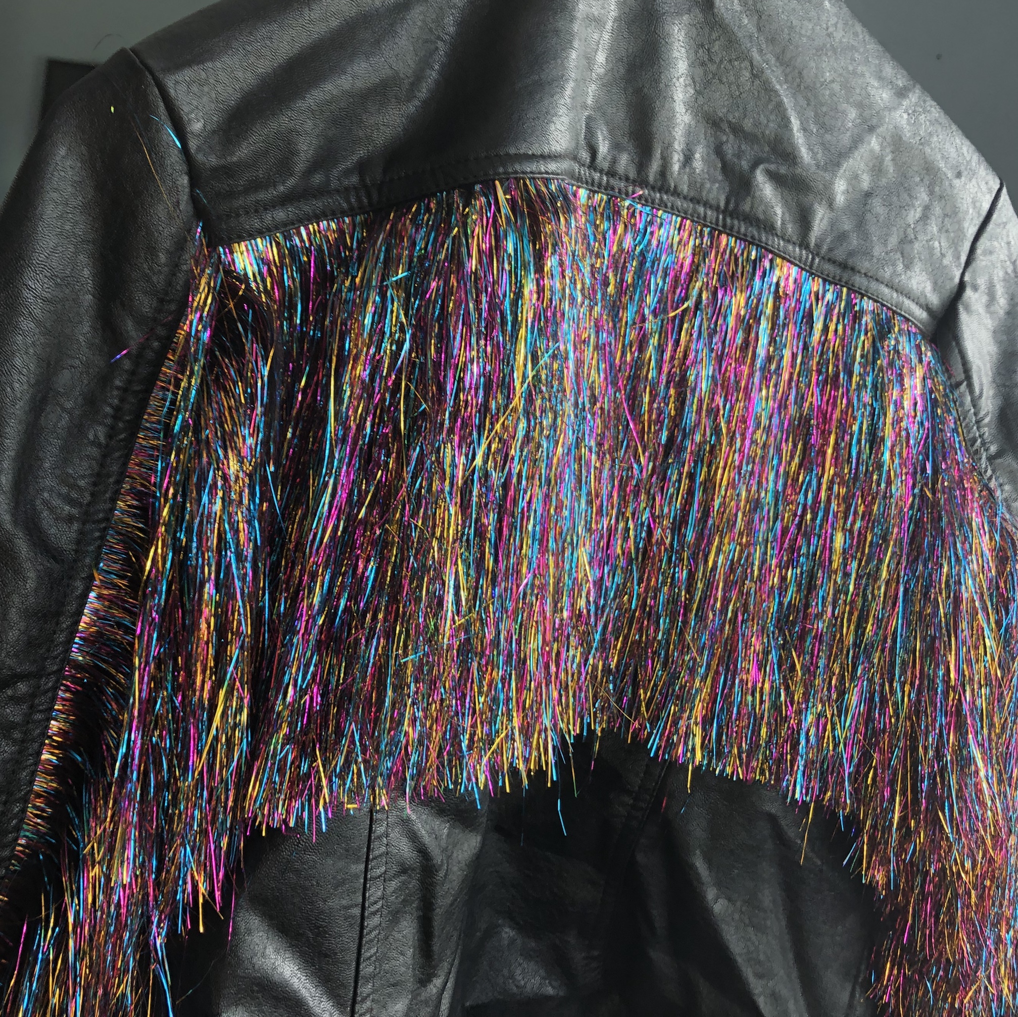 Rainbow Tinsel Jacket