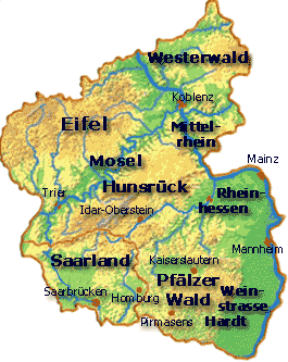 Rheinland Pfalz Karte Deutschland