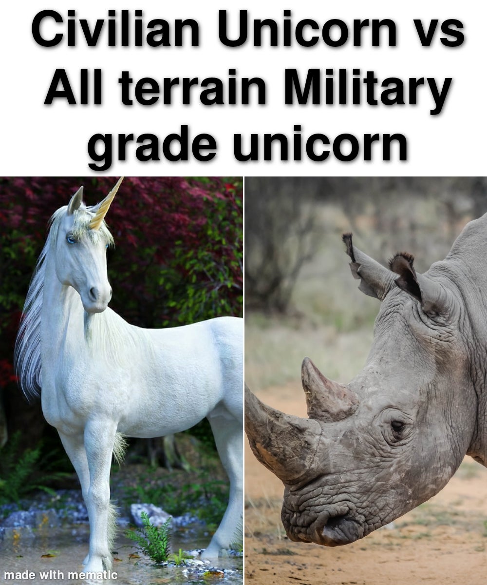 Rhino Unicorn Meme