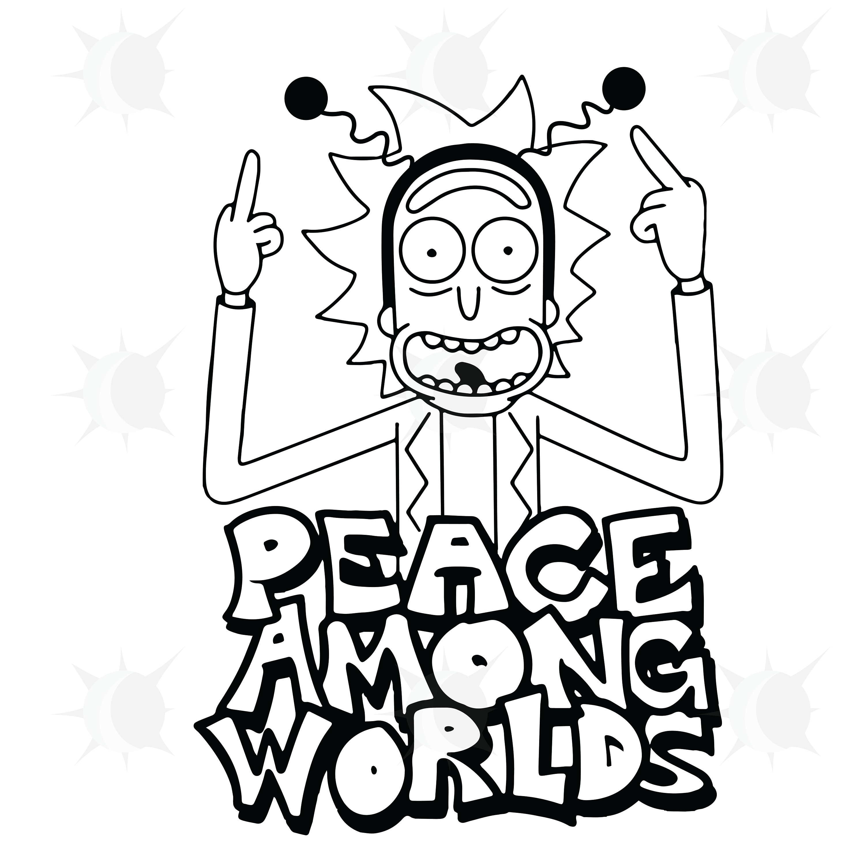 Rick And Morty Silhouette Png