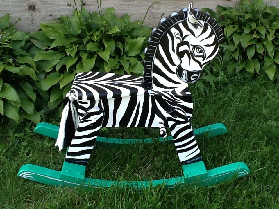 Rocking Zebra Horse
