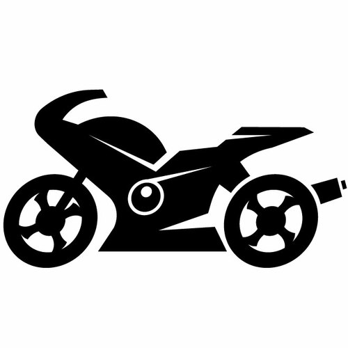 Siluet Sepeda Motor