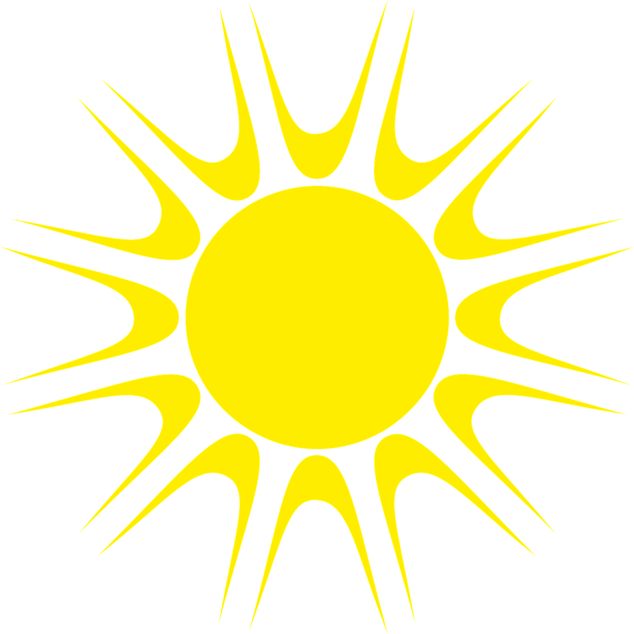 Sinar Matahari Vector