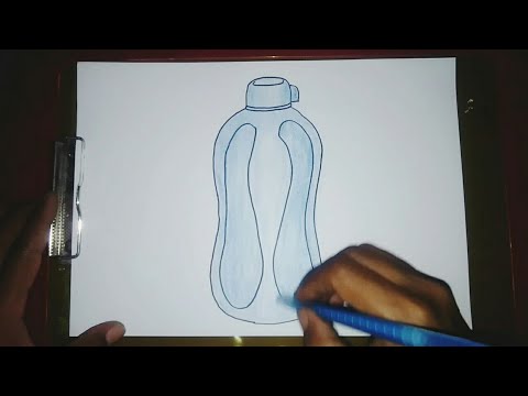 Sketsa Botol Dan Gelas