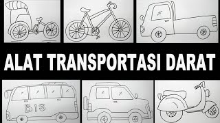 Sketsa Gambar Transportasi Untuk Anak Anak
